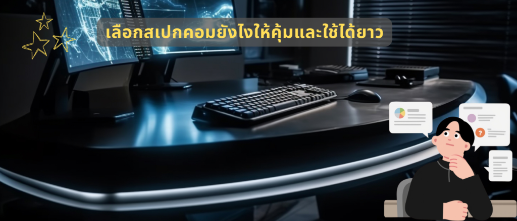 เลือกวเปกคอมยังไงให้คุ้มเเละใช้ได้ยาว